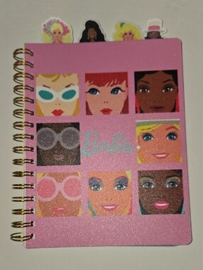 Barbie Spiral Tabbed Notebook
